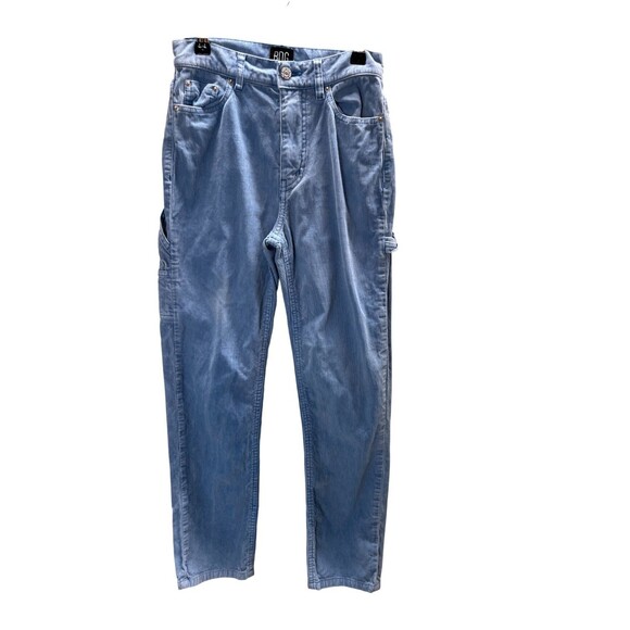 BDG Corduroy Cargo Pants Women's Size 25 Blue Slim Straight Leg Urban Outfitters - Picture 1 of 8
